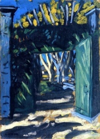 Auguste Chabaud (French, 1882 - 1955) - The Green Gate, 1909.