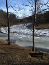 The icy New River