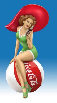 Jigsaw Puzzle Themes Vintage Ads Coca Cola Pin Up Girl 144 Pieces Jigidi