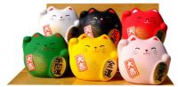 Japanese Maneki Neko Lucky Cat Figurines