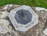 Granite sundial