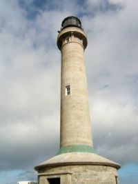 Point Arena (California) Lighthouse - getting ready for new paint