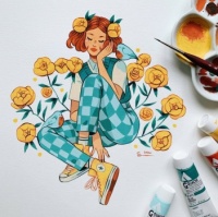 Yellow shoes by Sibylline