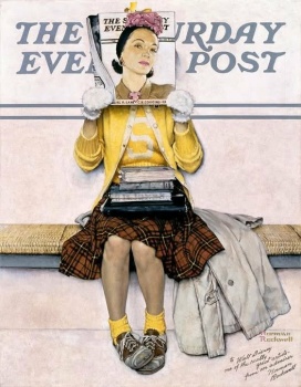 Solve Art by Norman Rockwell jigsaw puzzle online with 99 pieces