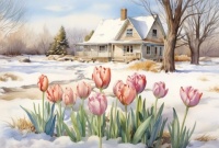 tulips in the snow (resize 12 to 140)