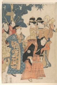 From  An Album of Prints by Kikugawa Eizan, Utagawa Kunisada, and Utagawa Kunimaru