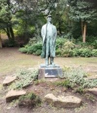 Statue, Uppermill, Greater Manchester, UK