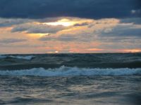 Lake Michigan waves
