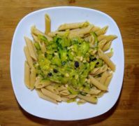 Zucchini Pasta with Pine Nuts and Currants
