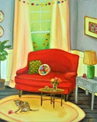 Red Settee