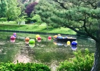 A Boatload of Balls in the Japanese Garden (medium)