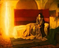 Henry Ossawa Tanner, American_(active France 1930s); "The Annunciation"