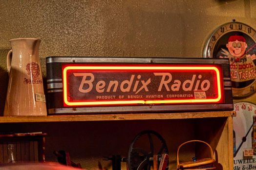 Bendix Radio Neon Signage