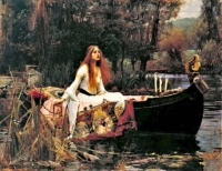 John William Waterhouse (1849–1917), The Lady of Shalott (1888) - 1 OF 4