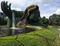 Gaia, Canada's 150th, Mosaic Garden, Gatineau