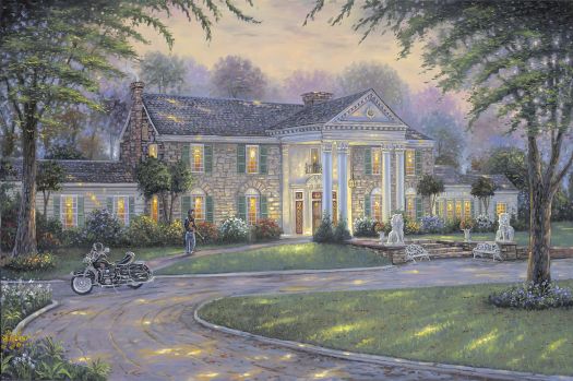 Solve ELIVIS GRACELAND jigsaw puzzle online with 442 pieces