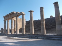 The acropolis at Lindos, Rhodes