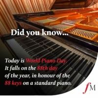 World Piano Day, March 29