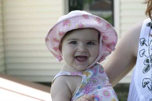 happy in a hat