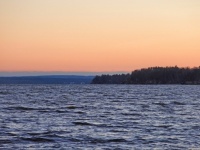 Looking from Washburn to Ashland across Chequamegon Bay (WI)