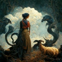 The shepherdess and the dragons