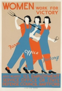WPA Poster - Women Work for Victory