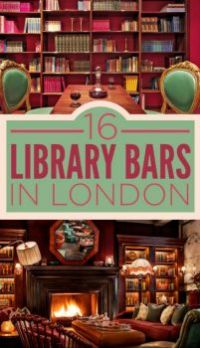 I love books: If there are 'London Library Bars' I think I'll have to go there!!