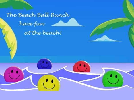 Solve The Beach Ball Bunch jigsaw puzzle online with 374 pieces