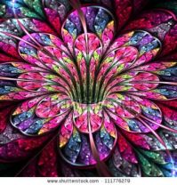 Abstract - Bright and Colorful Flower