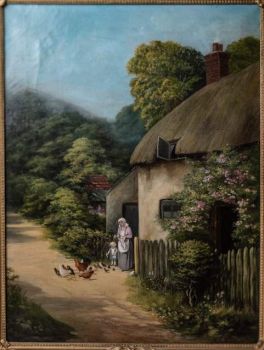 Cottage at Lee Devon by Stanhope Forbes