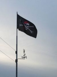 Drapeau Pirate Ile-aux-Coudres (Québec)