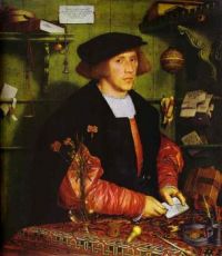 Portrait Of Georg Gisze By Hans Holbein the Younger
