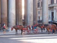 taxi at the pantheon