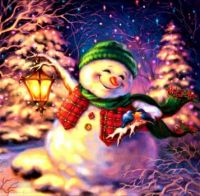 holiday snowman 1