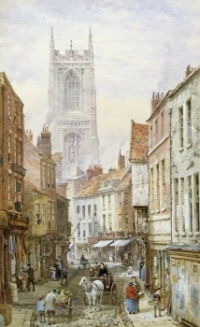 A View of Irongate, Derby 1865 (2)
