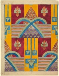 Art Nouveau Geometric Pattern
