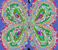 Mosaic Tile Pastel-O-Fly