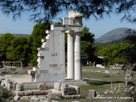 GREECE – Epidaurus - The Sanctuary of Apollo Maleatas - Remains
