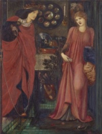 Fair Rosamond and Queen Eleonor by Edward Burne Jones
