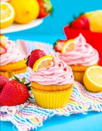 Strawberry lemon cupcakes