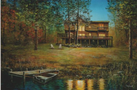 Lake Side Retreat by Jim Hansel
