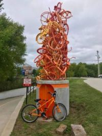 Orange Bicycles