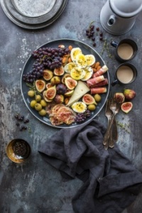 Cheese, Fruit and Meats Platter