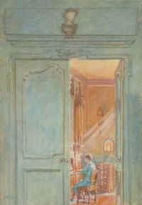 Interior Harmony John Henry Lorimer watercolour