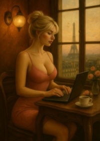 Girl from Paris   (the number of pieces can be changed from 12 to 204)