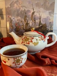 Tea in a Yunomi Cup