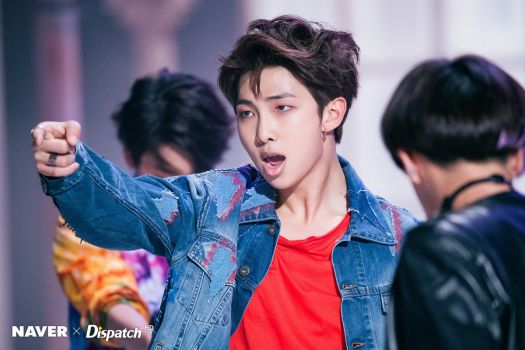 Solve BTS RM Fake Love Naver jigsaw puzzle online with 150 pieces