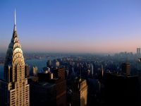 Bird's eye view of New York city