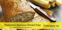 Today Is National Banana Bread Day!!