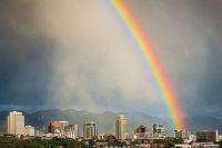 Rainbow in Salt Lake City, UT